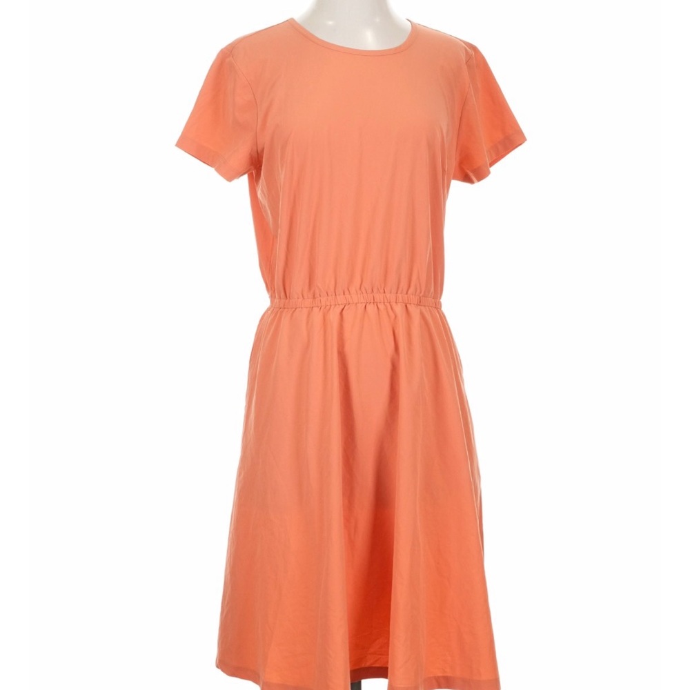 Duluth Trading Co Coral Short-Sleeve Midi Dress